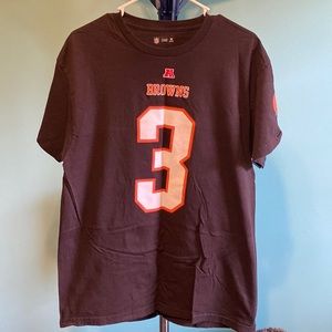 Team Apparel Men’s Large Cleveland Browns Tee #3 Weeden EUC